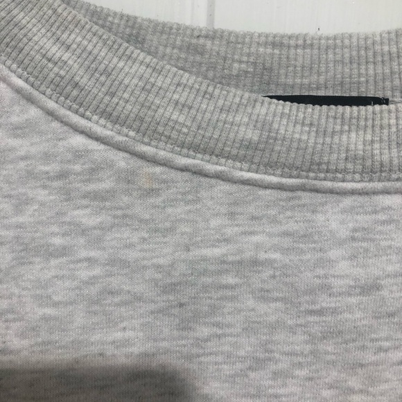 Dynamite Grey Cropped Sweater - Picture 4 of 4